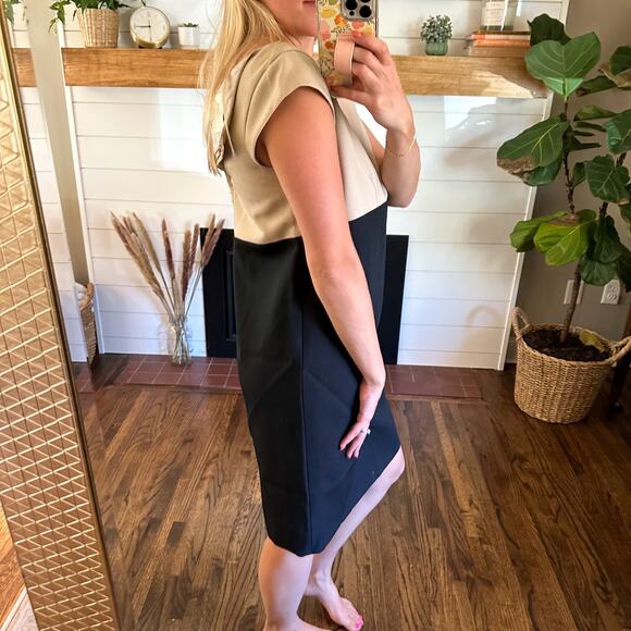 Kate Spade Maya Wool Colorblock Shift Dress - Picture 4 of 9